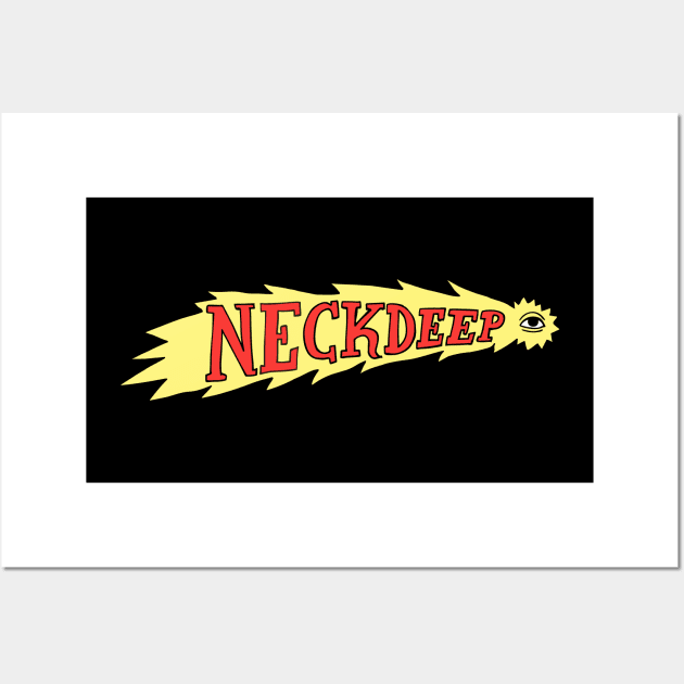 Simple Neck Deep Pop Punk Wall Art by AksarART